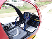 Rotorway A600 Talon cockpit
